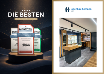 DIE BESTEN 2026: Ladenbau Hemann überzeugt mit Nähe, Qualität und Maßarbeit