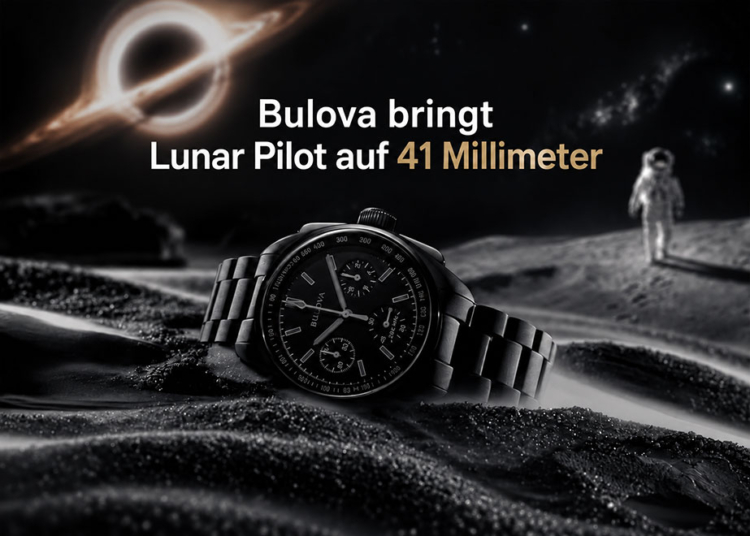 Bulova bringt Lunar Pilot auf 41 Millimeter